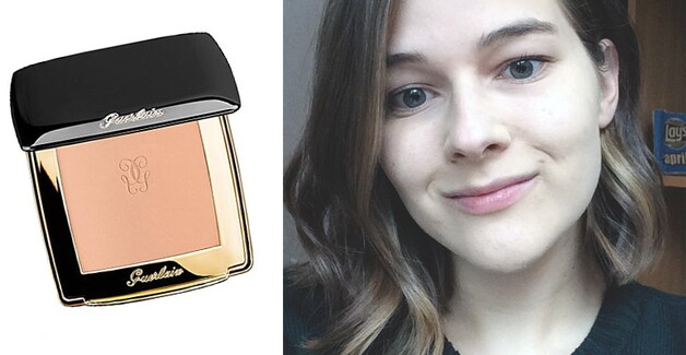 Redactrice Tine keurde de Parure Gold compact foundation van Guerlain