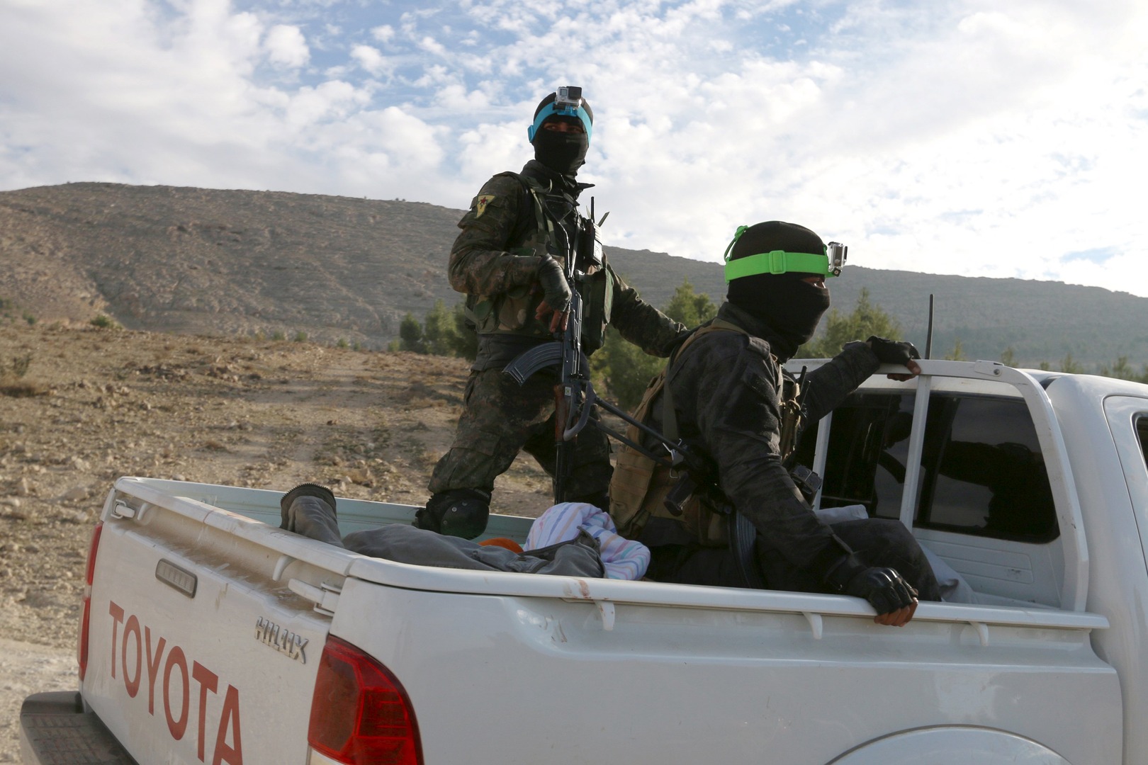 YPG-strijders eind december bij een offensief tegen Islamitische Staat.