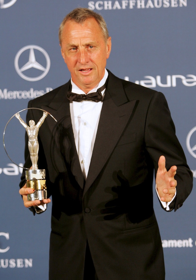 Cruijf won in 2006 de Laureus Lifetime Achievement Award