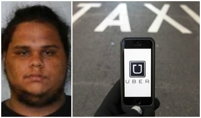 Uber-klant Juan Carlos (20) nam het stuur over.