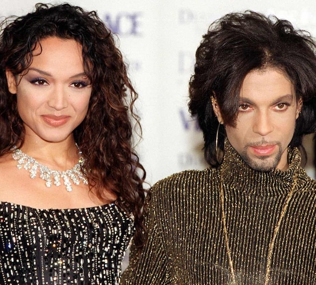 Prince met zijn eerste echtgenote, Mayte Garcia.