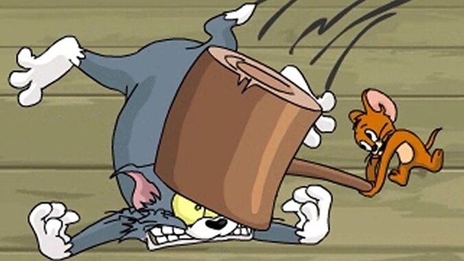 Tom (links) en Jerry.