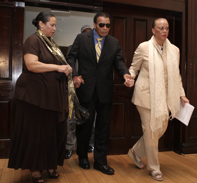 Muhammad Ali in mei 2011.