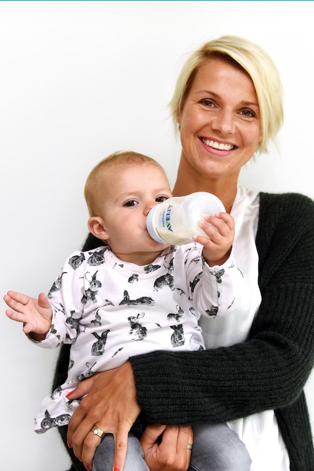 Charlotte koos bewust niet voor borstvoeding