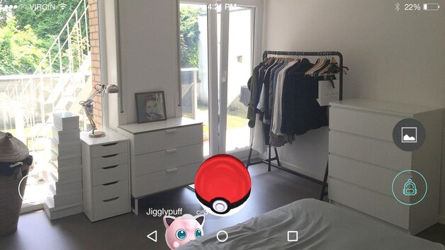 Jigglypuff onder het bed