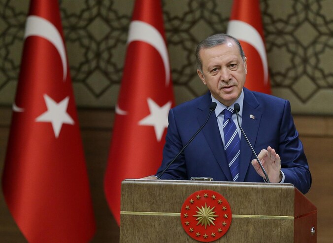 Turks president Recep Tayyip Erdogan.