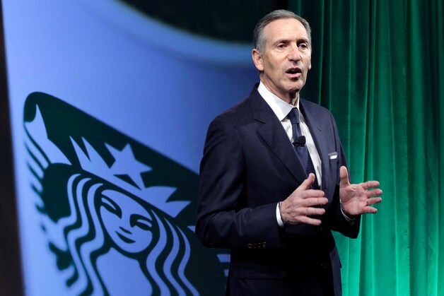 CEO van Starbucks Howard Schultz.
