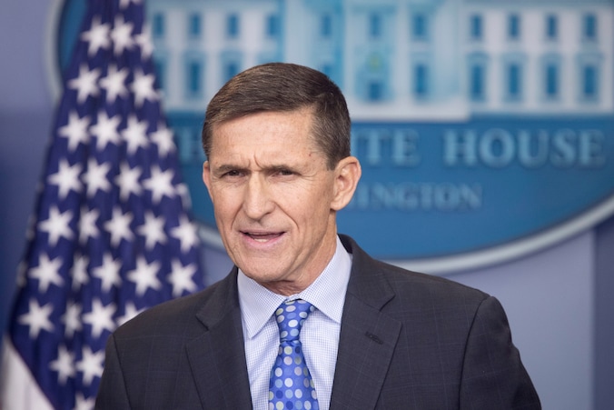 Trumps veiligheidsadviseur Michael Flynn.