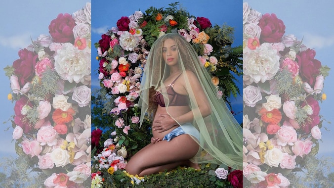 De foto waarmee Beyoncé haar tweede zwangerschap, ditmaal van een tweeling, aankondigde.