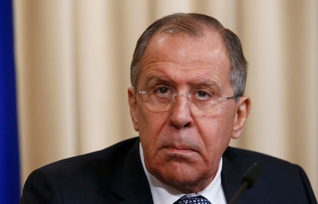 Russisch buitenlandminister Sergej Lavrov.