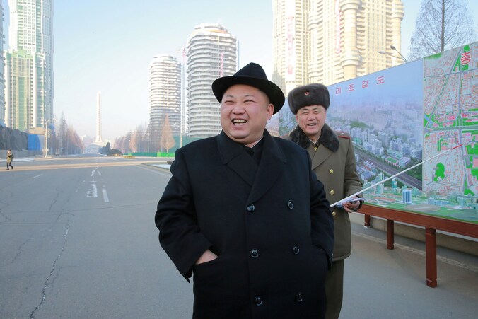 De Noord-Koreaanse leider Kim Jong-un.