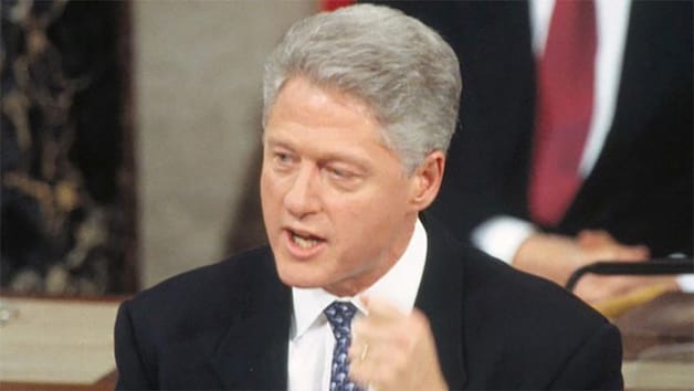 Tegen Bill Clinton werd in 1998 een impeachement-procedure gestart.