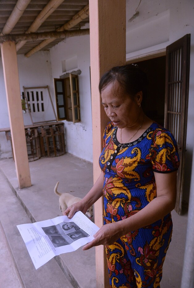 Nguyen Thi Vy, de stiefmoeder van Doan Thi Huong.