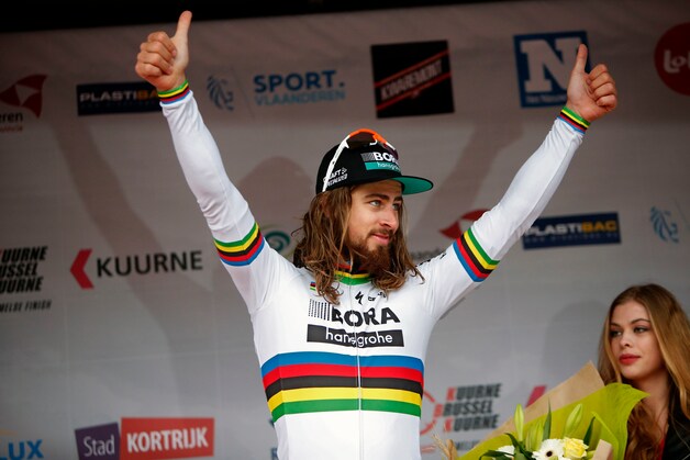 Wielrenner Peter Sagan en zijn ruige coupe