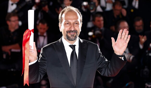 Ashgar Farhadi tijdens het filmfestival van Cannes in mei vorig jaar.