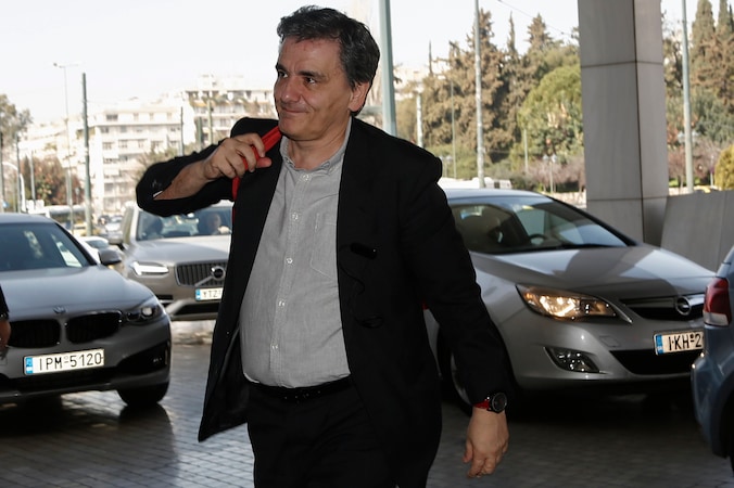 Minister van Financiën Euclid Tsakalotos.