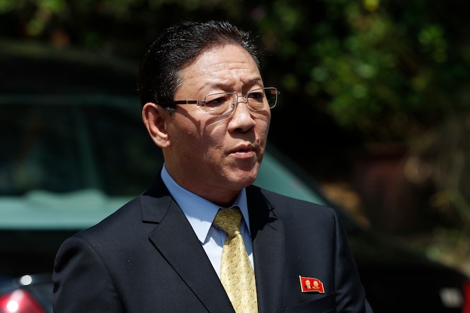 Kang Chol, de ambassadeur van Noord-Korea in Maleisië.