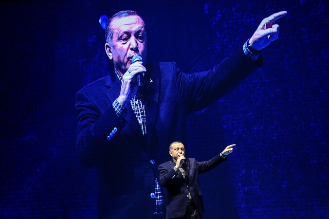 De Turkse president Erdogan.