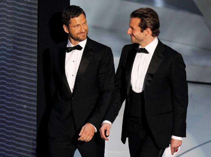 Gerard Butler en 'Silver Linings Playbook'-acteur Bradley Cooper.