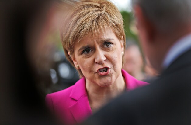 Schots premier Nicola Sturgeon, voorstander van Schotse onafhankelijkheid.