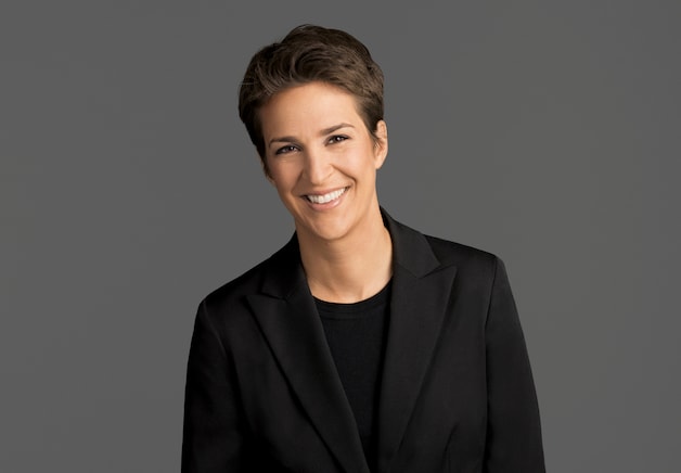 Rachel Maddow, de gastvrouw van de 'Rachel Maddow Show' op MSNBC.