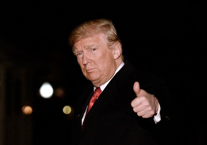 De Amerikaanse president Donald Trump is volop bezig aan de Amerikaanse begroting.