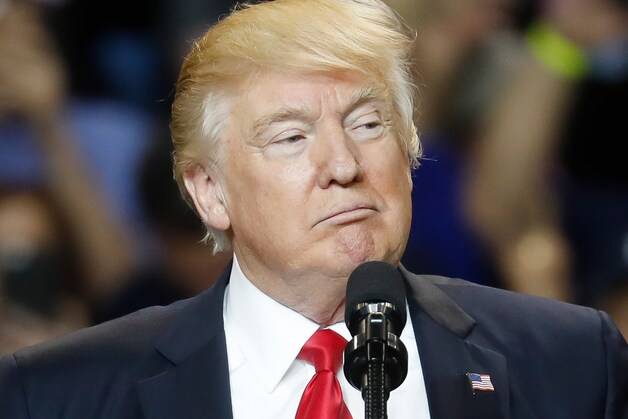 De Amerikaanse president Donald Trump.