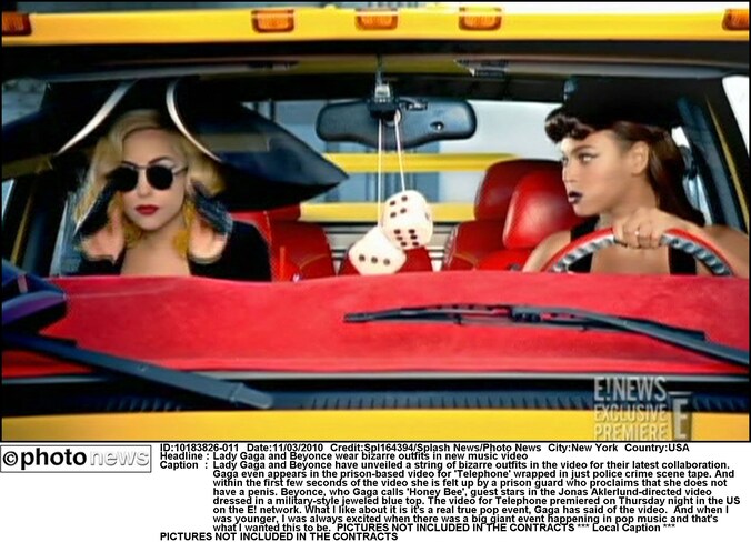 Lady Gaga en Beyoncé in Telephone.