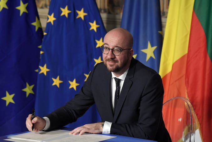 Premier Charles Michel.