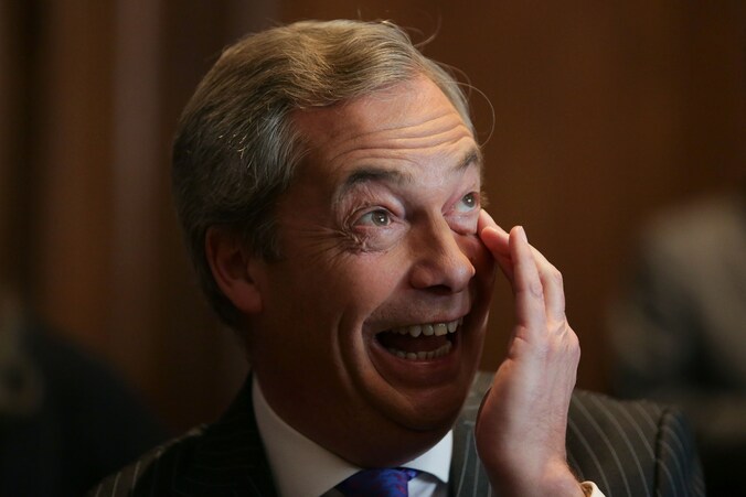 Voormalig UKIP-leider Nigel Farage.