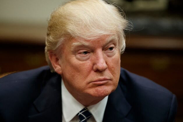 De Amerikaanse president Donald Trump.
