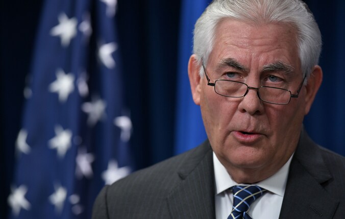 Amerikaans minister van Buitenlandse Zaken Rex Tillerson.