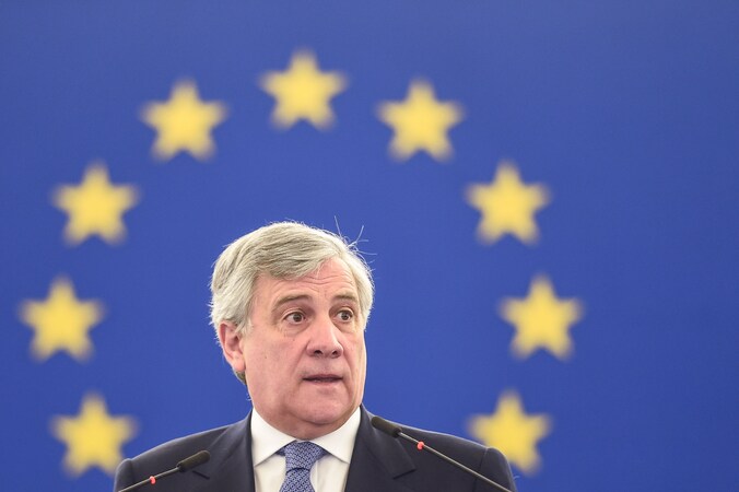 Voorzitter van het Europees Parlement Antonio Tajani