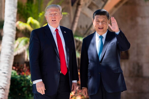 Donald Trump en Xi Jinping