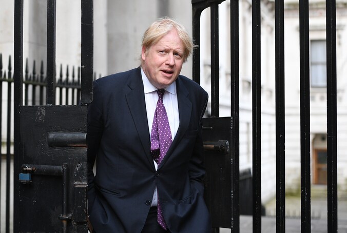 Boris Johnson, de Britse minister van Buitenlandse Zaken.