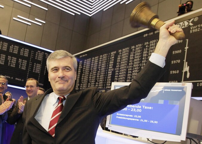 CEO van Kabel Deutschland, Adrian von Hammerstein op 22 maart 2010.