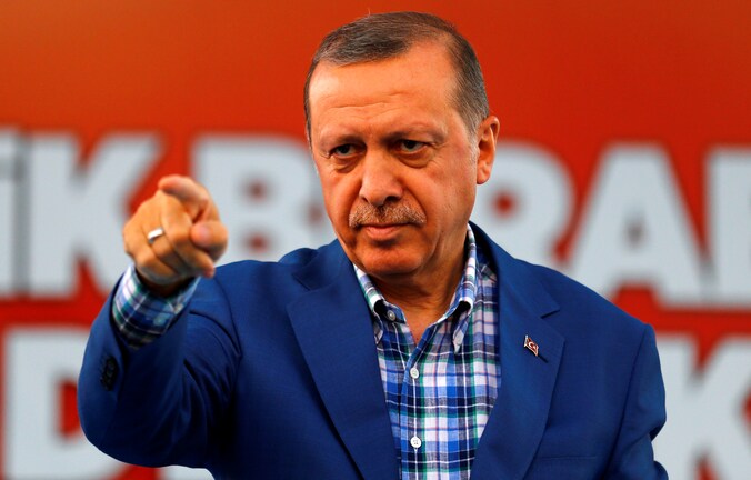 Erdogan wil terroristen hard aanpakken