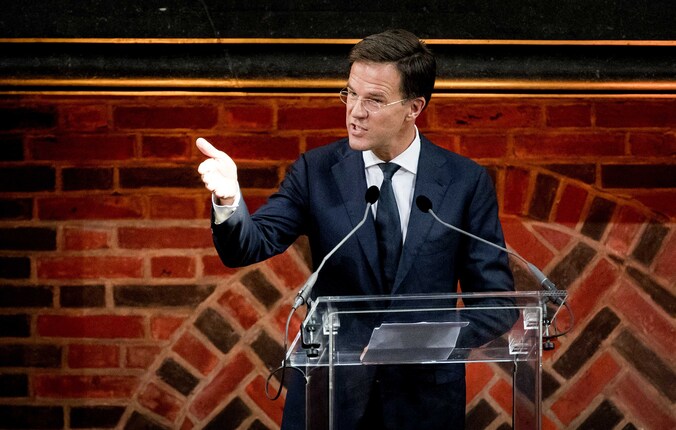 De Nederlandse premier Mark Rutte.
