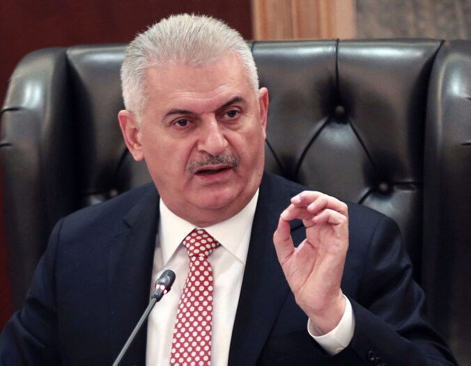 De Turkse premier Binali Yildirim