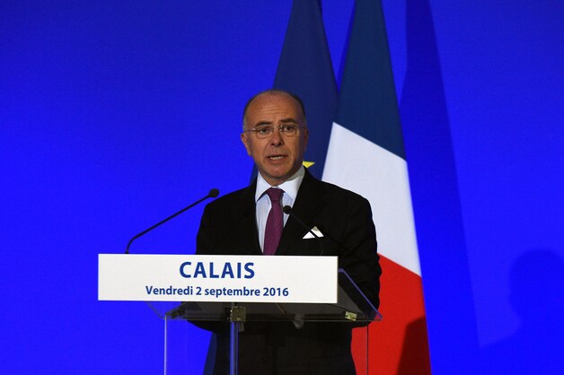 De Franse minister Bernard Cazeneuve.