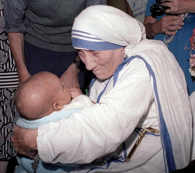 Moeder Teresa in 1988