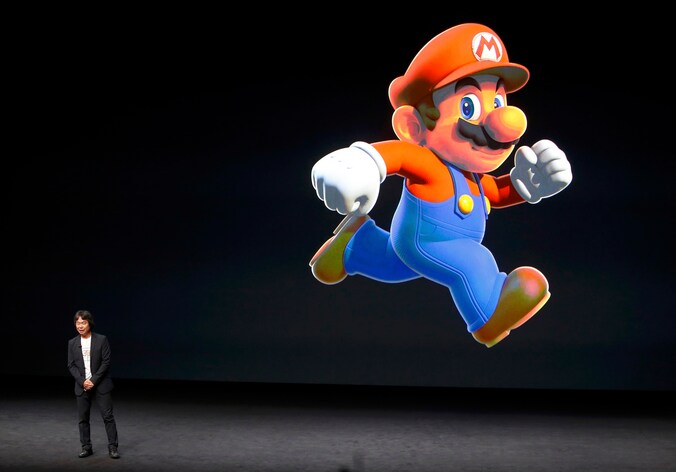 Shigeru Miyamoto van Nintendo maakt het nieuws bekend.