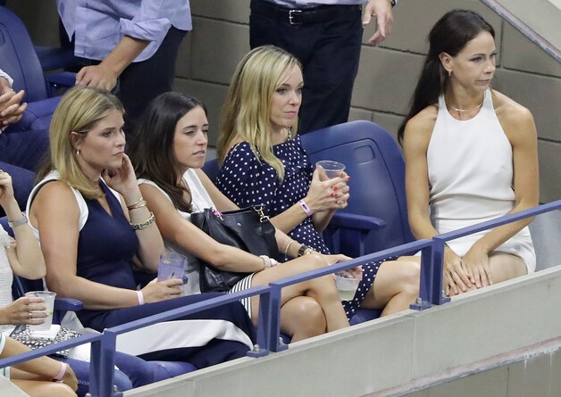Barbara Bush, vorige maand op de Open Amerikaanse Tenniskampioenschappen in New York.