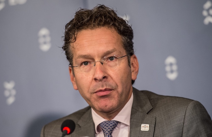 Eurogroep-voorzitter Jeroen Dijsselbloem was niet mals voor de Grieken.