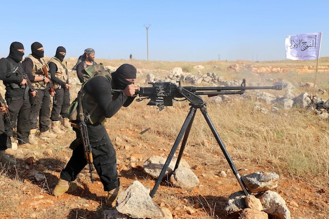 Rebellen in Aleppo.