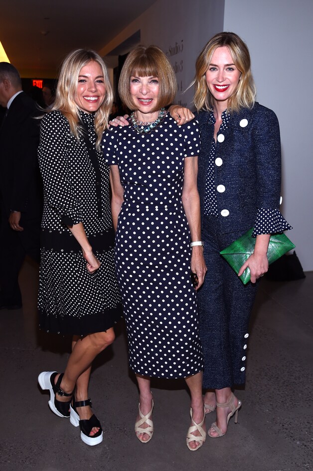 Sienna Miller, Anna Wintour en Emily Blunt @ Michael Kors