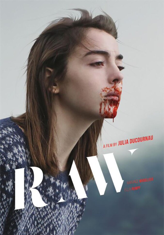 De affiche van 'Raw'.