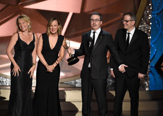 Het team van Last Week Tonight.