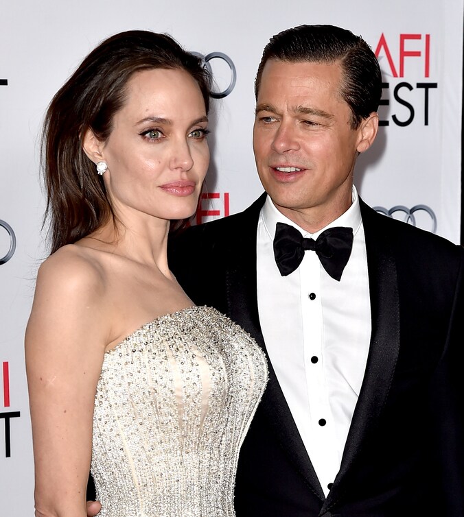 Angelina Jolie en Brad Pitt in gelukkigere tijden.