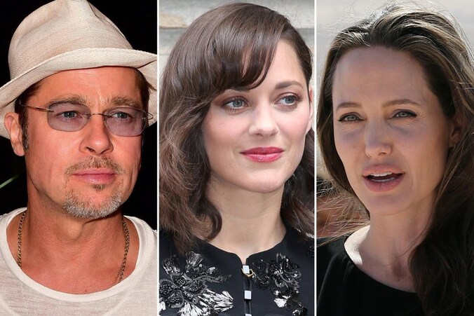 Brad Pitt zou het op de set van het oorlogsdrama 'Allied' een romance hebben beleefd met de Franse actrice Marion Cotillard (midden). Angelina Jolie huurde naar verluidt een privédetective in die dat bevestigde.